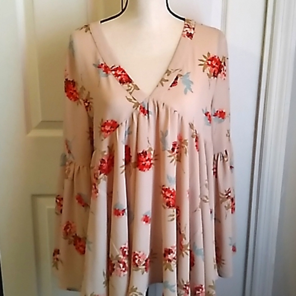 (3/$15) Babydoll Tunic